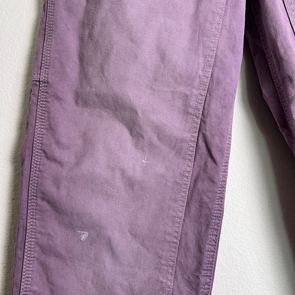Urban Outfitters BDG Lavender 100% Cotton Utility Straight Leg Pants Small - Picture 5 of 5